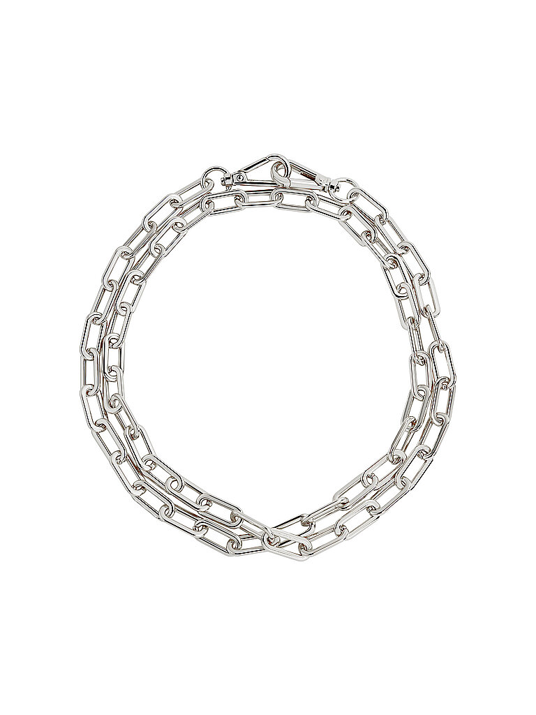 Julia Skergeth Shoulder Strap Chain Silver M